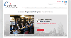 Desktop Screenshot of cdefq.org