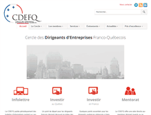 Tablet Screenshot of cdefq.org